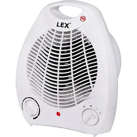 Lex Heizlüfter mit Ventilatorfunktion 2000W, Farbe:Weiß - Weiß