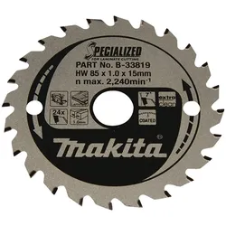 Makita Specialized - Kreissägeblatt - für Laminat