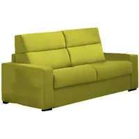 Dmora - 2-sitzer Schlafsofa Oprah, Schlafsofa Fürs Wohnzimmer, Gepolstert, Abnehmbar, 100 % Made In Italy-qualität, 200x95 H100 Cm, Grün