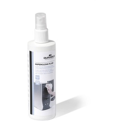 DURABLE Superclean Fluid, Kunststoffoberflächenreiniger für die schnelle und komfortable Reinigung, 250 ml – Flasche