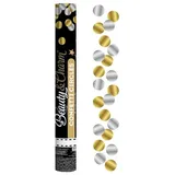 Godan Konfettikanone 40 cm Gold/Silber