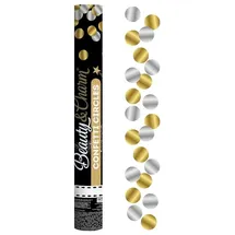 Godan Konfettikanone 40 cm Gold/Silber