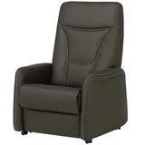 Hukla Fernsehsessel Manuel XL Leder 84 x 108 x 90 cm Braun elektrisch