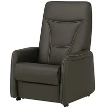 Hukla Fernsehsessel Manuel XL Leder 84 x 108 x 90 cm Braun elektrisch