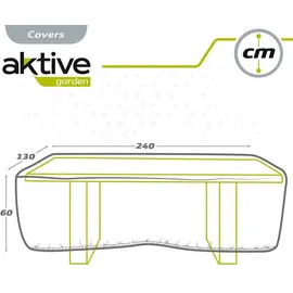Aktive 61502 Schutzhülle 240 x 130 x 60 cm Grau