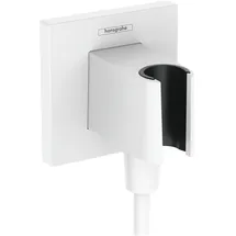 Hansgrohe Fixfit E mit Brausehalter, mattweiß