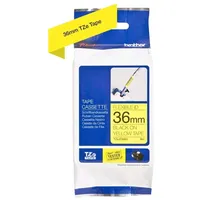 Brother TZe-FX661 laminiert schwarz auf gelb 3,6cm x 8m