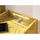 MID.YOU Nachtschrank MOON 47 x 61 x 46 cm Gelb/Gold