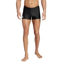 adidas Solid Boxer-Badehose Black / White S/M