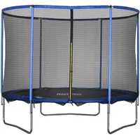 Homcom Trampolin 305 cm inkl. Sicherheitsnetz blau/schwarz