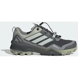 adidas Herren Trekkinghalbschuhe Terrex Skychaser GORE-TEX Wanderschuh - Carbon / Grey One / Halo Green - 49 1/3 in Grau CARBON/GREONE/HALGRN