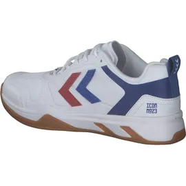 hummel Unisex Handballschuhe Uruz 2.0 Icon No23 Größe 42,5 in Weiß White/True Blue