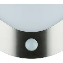 Easylight Außenwandleuchte Edelstahl H: 28,3 cm Bewegungsmelder IP54 1500 lm warmweiß