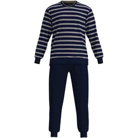Götzburg Pyjama Kos in blau-dunkel-Ringel | Gr.: 50