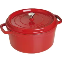 Staub Cocotte, Pfanne + Kochtopf, Rot