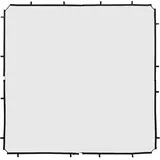 Manfrotto LR81507R 1.5x1.5 m Studie Zum Aluminiumrahmen - White