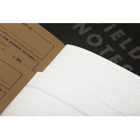 Field Notes Pitch Black Dot-Graph Memo Book 3-Pack FN-33