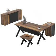 aea Couchtisch Braun Holz 80 x 76 cm