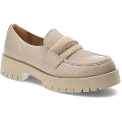 Beige Halbschuhe Lemar Bequeme Lederschuhe, 41