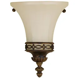 Drawing Room 1-flammige Wandleuchte – Walnuss im traditionellen Edwardianischen Stil