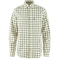 Fjällräven Övik Flannel chalk white-laurel green, XL