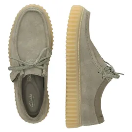 CLARKS Schnürschuhe Torhill Low mit großer, gerippter Außensohle 5357 Sage Suede 40 - 40