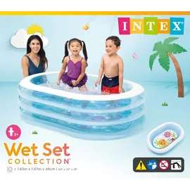 Intex Ahoy Pirate Friends Planschbecken 162 x 107 x 46 cm