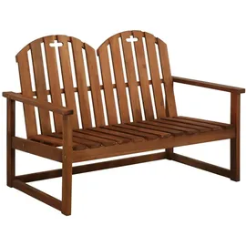 vidaXL Gartenbank 110 cm Braun