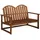vidaXL Gartenbank 110 cm Braun
