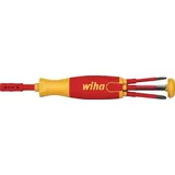 Wiha Magazinbithalter 41234 6-tlg.Schlitz/PZD/(+/- SL/PZD) VDE isol.im Polybeutel