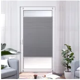 K-HOME Plissee Thermo ELSA 90 x 130 cm grau/silber