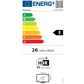 Panasonic TX-32MS350E 32" LED HD Smart TV MS350E