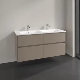 Villeroy & Boch Waschtischunterschrank 4 Auszüge 126,1 x 61 x 48 cm Taupe