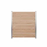 Endorphin Rhombuszaun 180 x 180 cm Beige/Holz