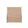 Endorphin Rhombuszaun 180 x 180 cm Beige/Holz