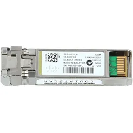 Cisco 10GBASE-LR SFP-Modul für 10-Gigabit-Ethernet-Implementierungen (SFP-10G-LR=)