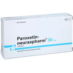 Paroxetin-neuraxpharm 30 mg Tabletten 50 St