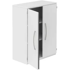 Germania GW-Monteria Aktenschrank 80 x 37 x 196 cm weiß