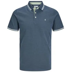 Jack & Jones Herren Poloshirt JJEPAULOS Slim Fit Slim Fit 12136668 Oceanview Play S