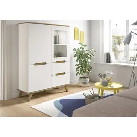 Home Affaire Highboard 100 x 140 x 40 cm Weiß