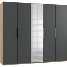 MID.YOU Drehtürenschrank Level 36A 250 x 195 x 55 cm Grau
