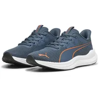 Puma Reflect Lite Jr Sneaker, Gray Skies-Flame Flicker White, 38.5 EU