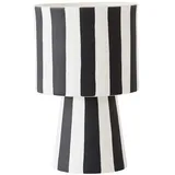 OYOY Toppu Ø 10 x  15 cm schwarz/weiß