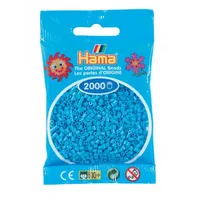 HAMA BEADS Mini Bügelperlen 2000 Stück Azurblau