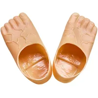 TOYANDONA 1paar Riesenfüße Hausschuhe Für Halloween Lustige Große Fuß Schuhüberzieher Gruselige Kostüm Requisiten Für Halloween-partys Accessoires Für Masquerade-feiern Und Cosplay - 26x11.5cm