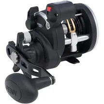 Penn Rival Level Wind Rollen, 15 Right |5.1:1 |520g, Schwarz/Silber