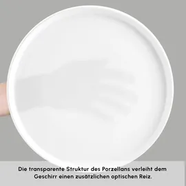 KARACA Stream Bone Bomo Geschirrset 53-tlg. weiß