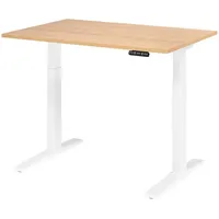 Bümö Schreibtisch 120x80 cm Eiche / Weiß