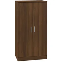 VidaXL Schuhschrank Braun Eichen-Optik 55x35x108 cm Holzwerkstoff