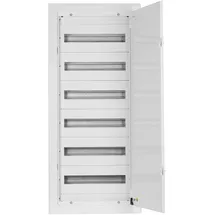 Doktorvolt Verteilerkasten Unterputz Sicherungskasten aus Metall 108 Module 6-reihig IP30